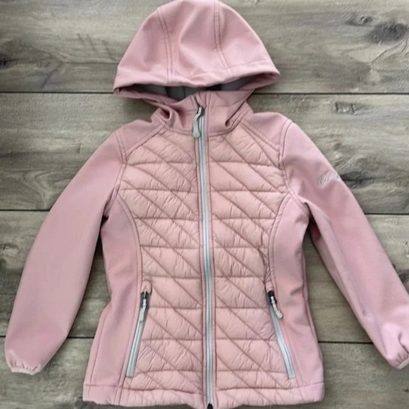 Snozu Girls Kids Pink Quilted Jacket - Picture 1 of 9